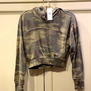 NWT Cropped Hoodie
